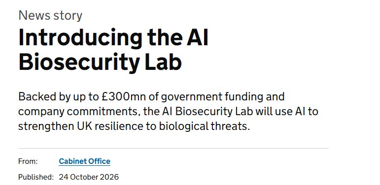 OpenAI、Anthropic齐参与 AI生物安全实验室将问世